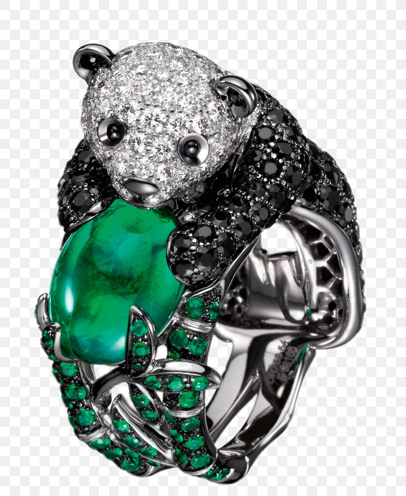 Giant Panda Jewellery Boucheron Ring Diamond, PNG, 745x1000px, Giant Panda, Body Jewelry, Boucheron, Brooch, Diamond Download Free