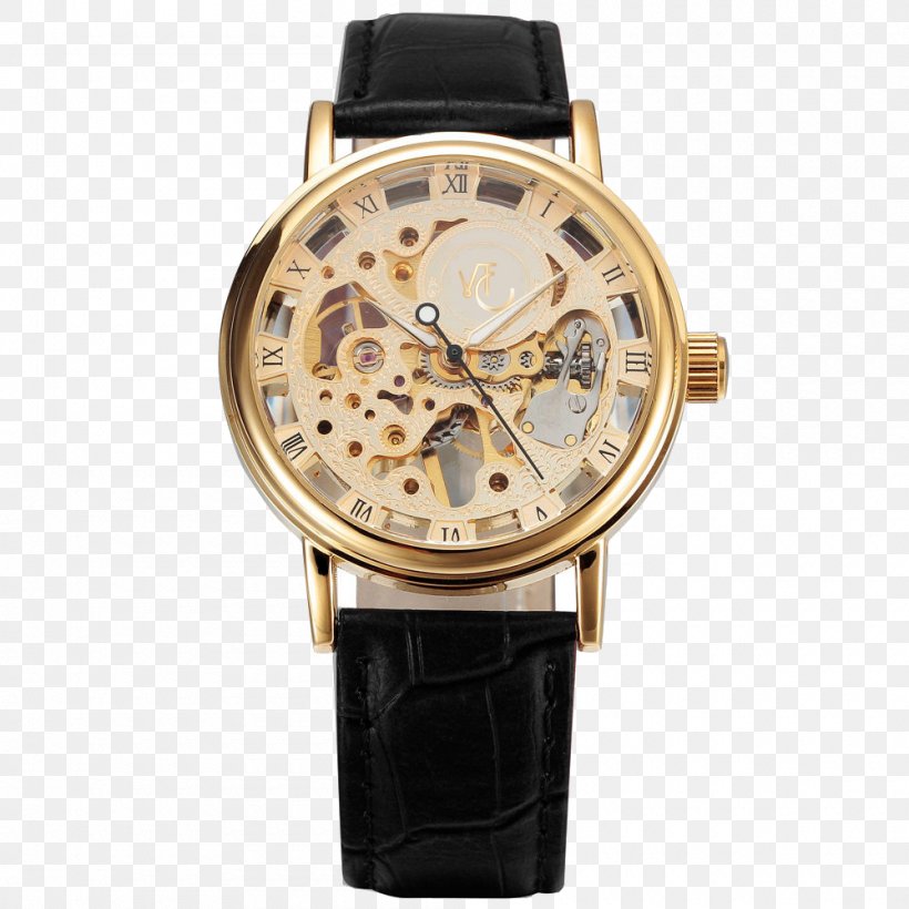 Mechanical Watch Skeleton Watch Automatic Watch Watch Strap, PNG, 1000x1000px, Mechanical Watch, Automatic Watch, Bracelet, Brand, Clock Download Free