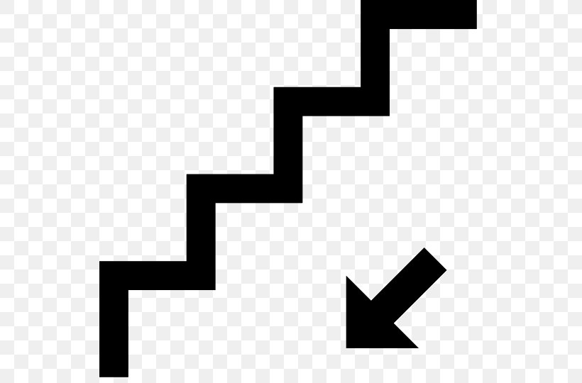 Stairs Clip Art, PNG, 540x540px, Stairs, Black, Black And White, Brand, Diagram Download Free