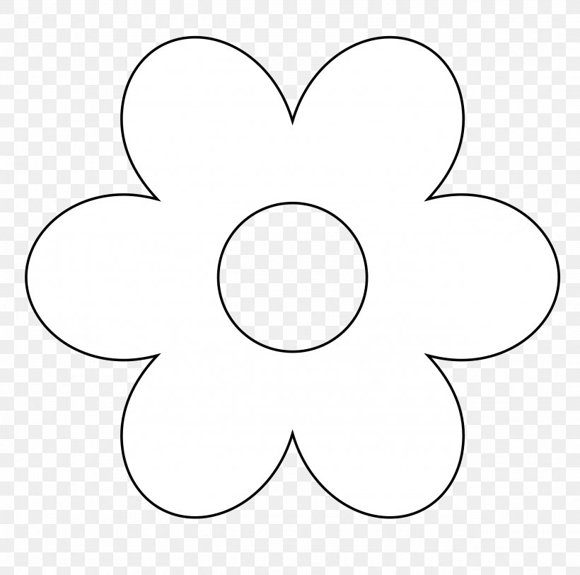 White Circle Area Clip Art, PNG, 2555x2533px, White, Area, Black, Black And White, Flower Download Free