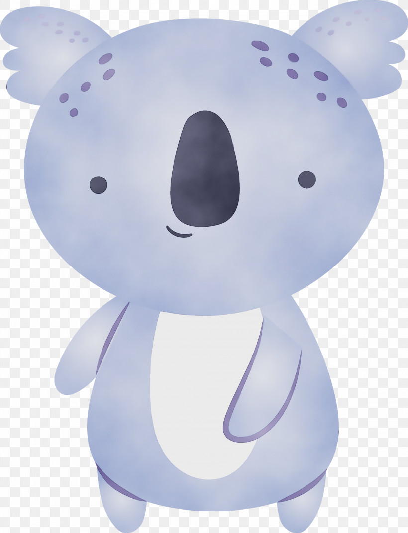 Violet Animal Figure Toy Stuffed Toy, PNG, 2292x2999px, Watercolor, Animal Figure, Paint, Stuffed Toy, Toy Download Free