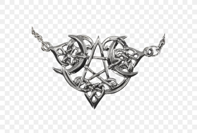 Charms & Pendants Pentacle Necklace Earring Wicca, PNG, 555x555px, Charms Pendants, Body Jewelry, Chain, Crescent, Earring Download Free