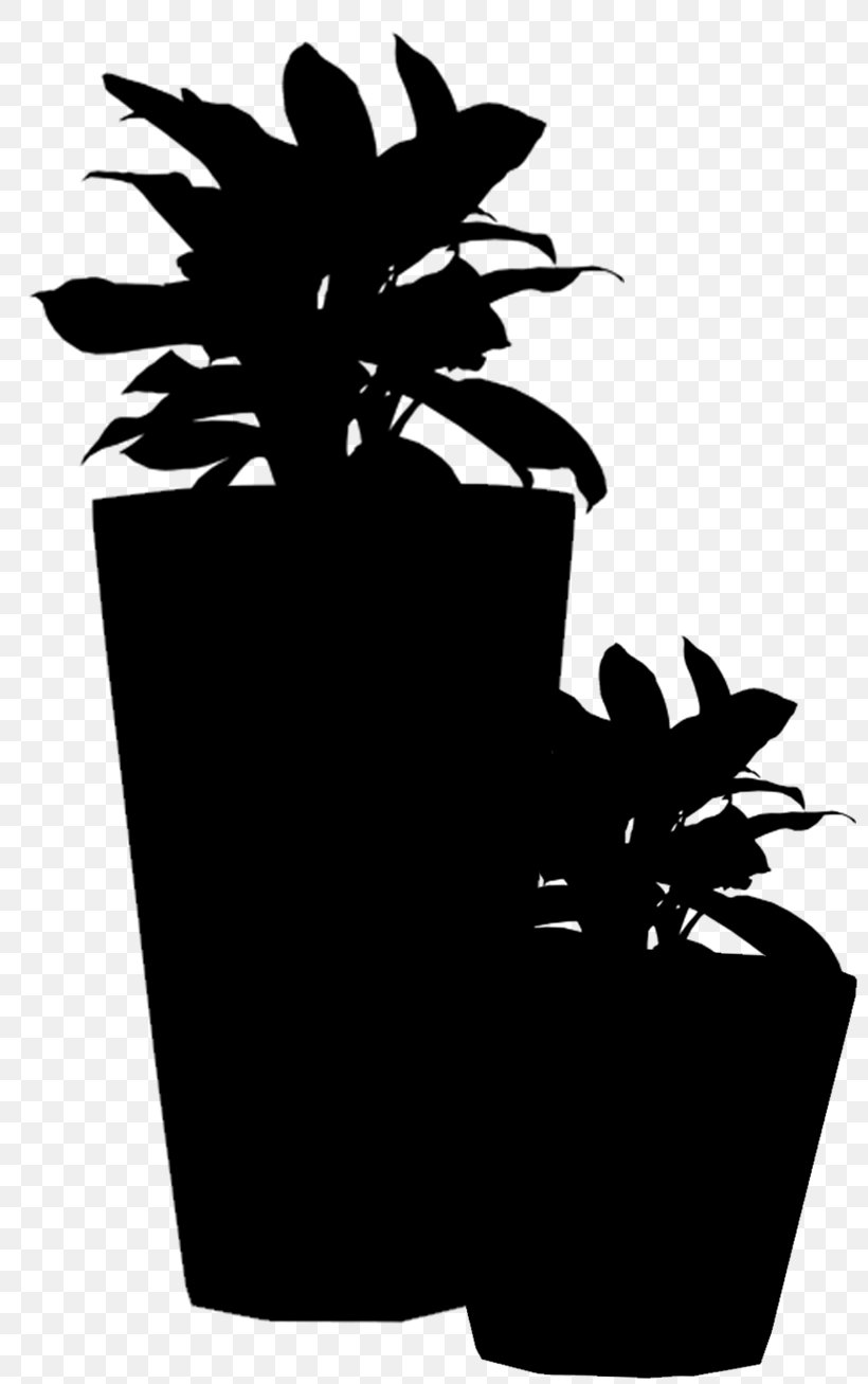 Leaf Clip Art Silhouette Flower Tree, PNG, 813x1307px, Leaf, Arecales, Black M, Blackandwhite, Bromeliaceae Download Free