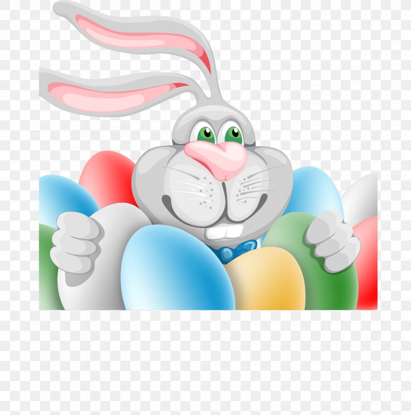 Easter Bunny Rabbit Easter Egg Illustration, PNG, 1721x1738px, Easter Bunny, Baby Toys, Cartoon, Comics, Drawing Download Free