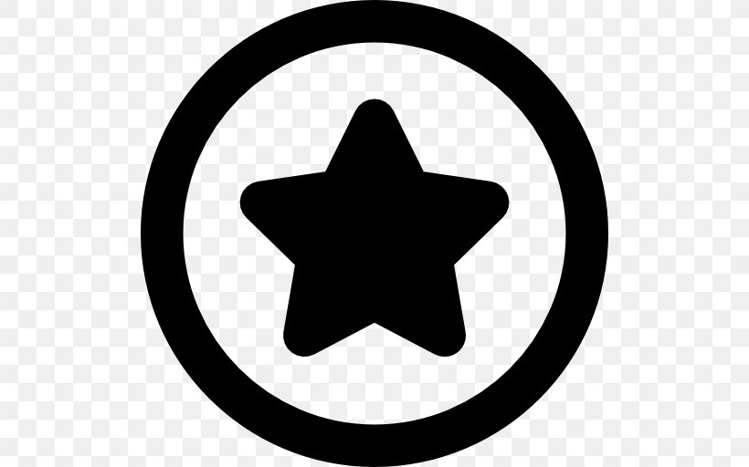 Logo Star, PNG, 512x512px, Logo, Area, Black, Black And White, Point Download Free