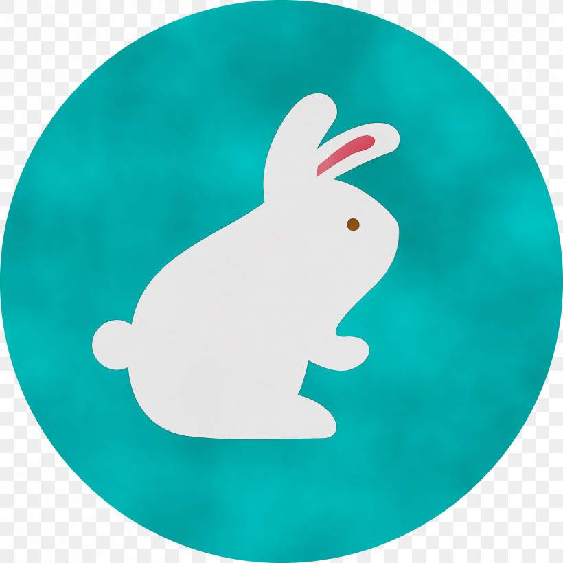 Easter Bunny, PNG, 3000x3000px, Rabbit, Easter Bunny, Green, Microsoft Azure, Paint Download Free