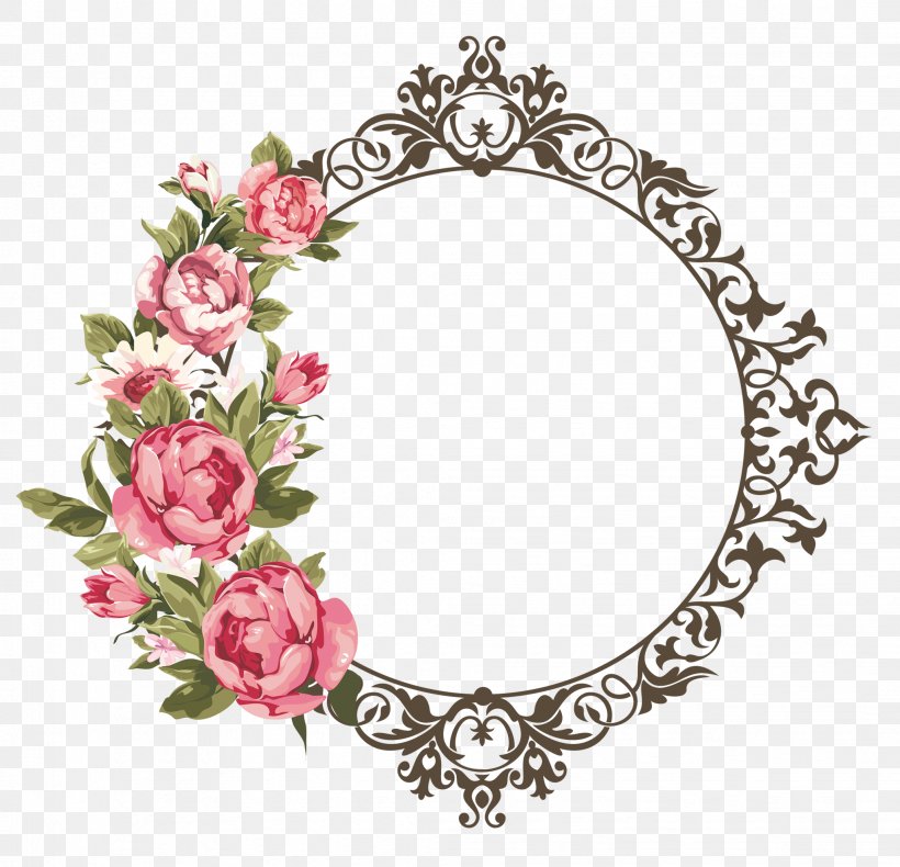 Flower Picture Frames Floral Design Clip Art, PNG, 2042x1969px, Flower, Art, Body Jewelry, Craft, Cut Flowers Download Free