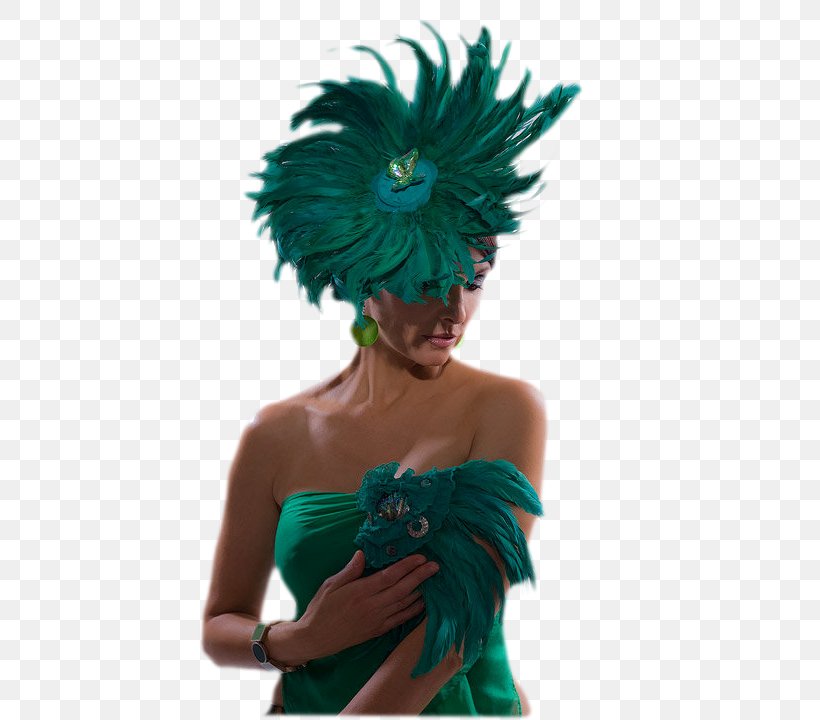 Woman With A Hat Feather Fashion Headband, PNG, 540x720px, Hat, Fascinator, Fashion, Fashion Accessory, Feather Download Free