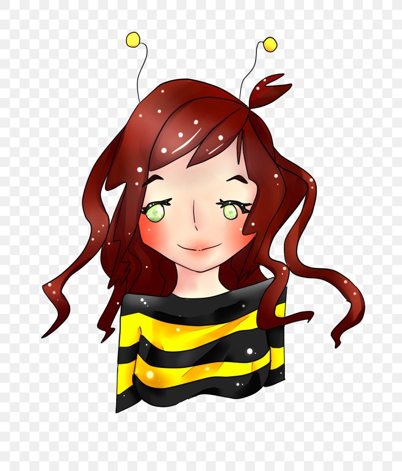 Bee Drawing Fan Art, PNG, 720x960px, Watercolor, Cartoon, Flower, Frame, Heart Download Free