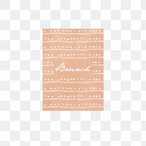 Brunch - Brown Beige Rectangle Line PNG