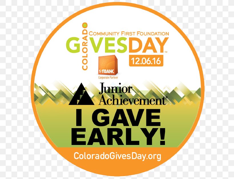 Colorado Gives Day Brand Social Network Advertising Logo Font, PNG, 629x626px, Brand, Advertising, Area, Badge, Colorado Download Free