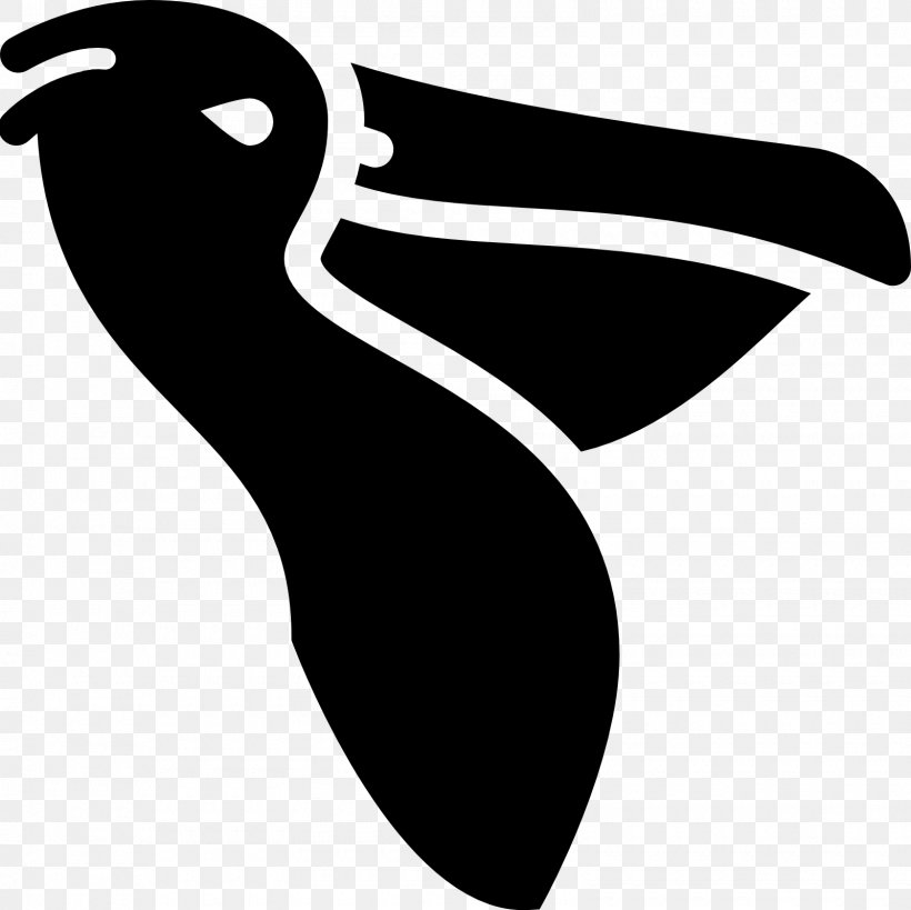 Bird Pelican Clip Art, PNG, 1600x1600px, Bird, Beak, Black And White, Computer Font, Logo Download Free
