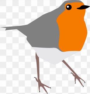 Zip - European Robin Windows Metafile Clip Art PNG