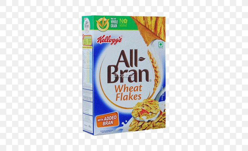 Kellogg's All-Bran Complete Wheat Flakes Corn Flakes Breakfast Cereal, PNG, 500x500px, Corn Flakes, Allbran, Bran, Breakfast Cereal, Cereal Download Free