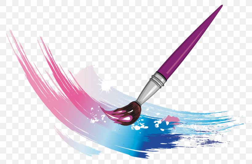 Paintbrush Watercolor Painting, PNG, 920x600px, Brush, Drawing, Illustrator, Magenta, Paint Download Free