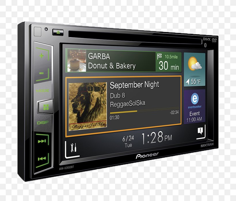 AV Receiver Pioneer Corporation DVD Radio Receiver Multimedia, PNG, 700x700px, Av Receiver, Automotive Head Unit, Compressed Audio Optical Disc, Computer Monitors, Display Device Download Free