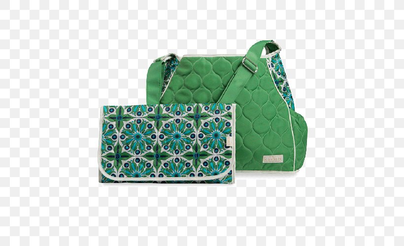Green Product Design Bag Turquoise, PNG, 500x500px, Green, Bag, Brand, Cinda Boomershine, Diaper Bags Download Free