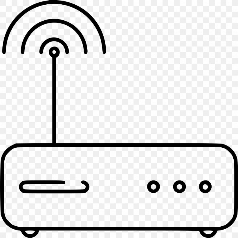 Modem Icon, PNG, 981x980px, Computer Software, Adobe Xd, Area, Black, Black And White Download Free