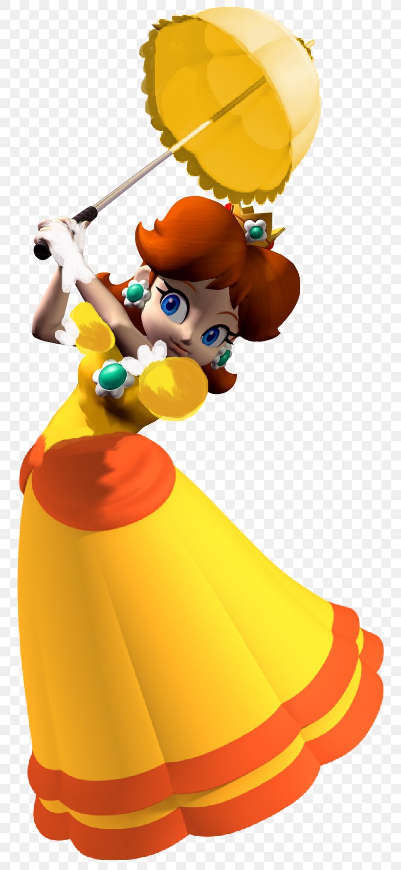 Princess Daisy Princess Peach Rosalina Mario Luigi, PNG, 768x1776px, Princess Daisy, Art, Cartoon, Fictional Character, Figurine Download Free