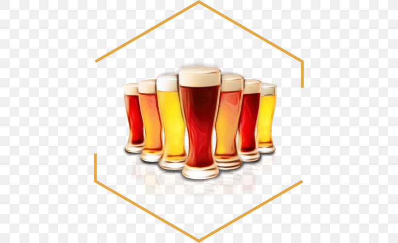 Beer Glassware Pint Glass, PNG, 500x500px, Watercolor, Beer Glassware, Glass, Paint, Pint Download Free