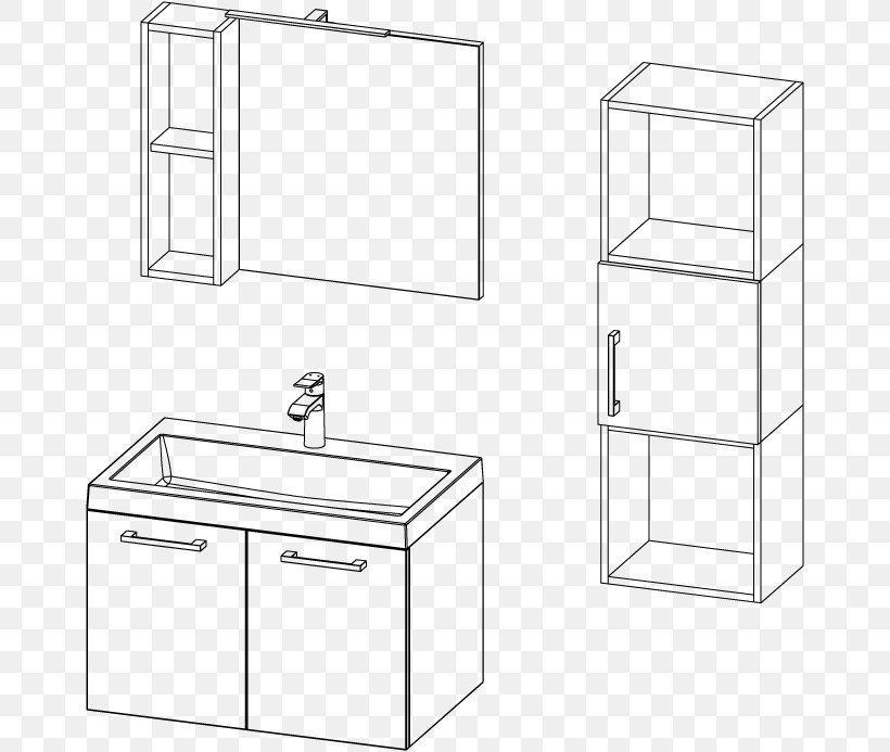 Drawing Line Bathroom, PNG, 664x693px, Drawing, Area, Bathroom, Bathroom Accessory, Bathroom Sink Download Free
