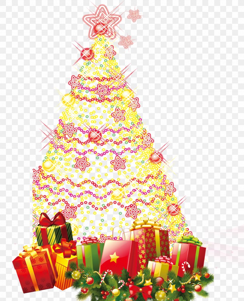 Santa Claus Christmas Tree Gift, PNG, 2690x3319px, Santa Claus, Christmas, Christmas Decoration, Christmas Gift, Christmas Lights Download Free