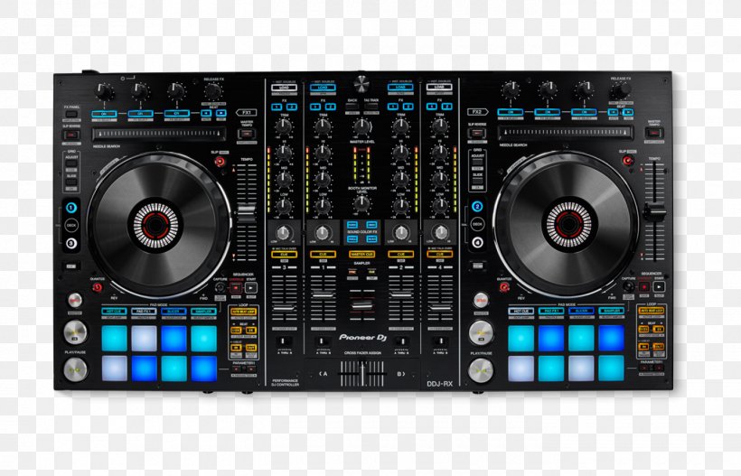 DJ Controller Disc Jockey Pioneer DJ Traktor DJ Mixer, PNG, 1400x900px, Dj Controller, Audio, Audio Equipment, Audio Mixers, Audio Receiver Download Free