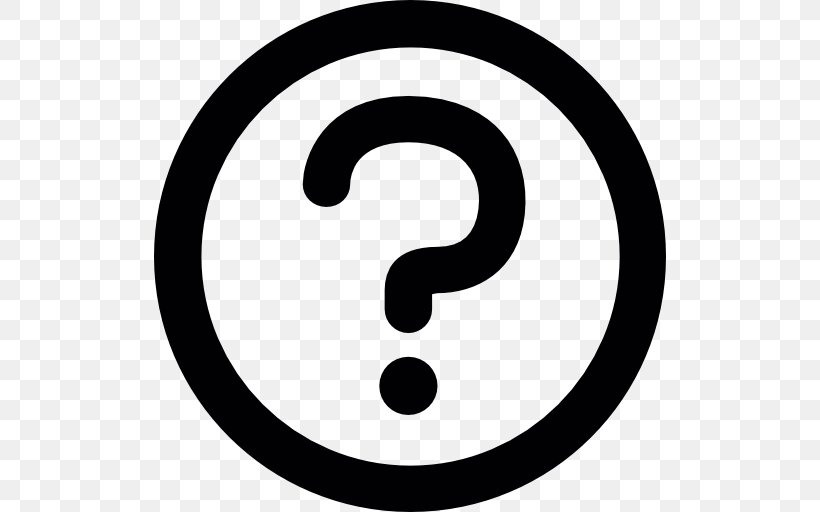 Question Mark Clip Art, PNG, 512x512px, Question Mark, Animation, Area, Black And White, Brand Download Free