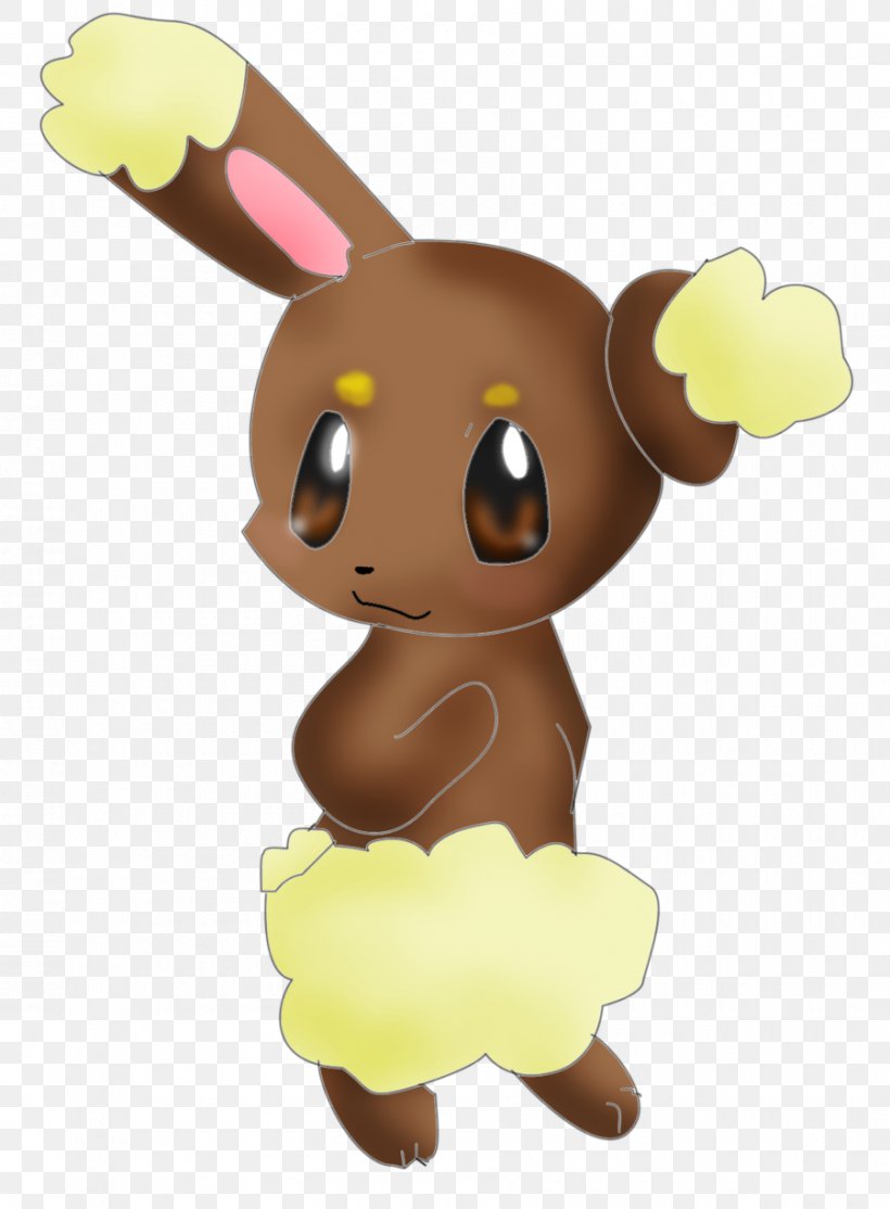 Rabbit Buneary Digital Art Pokémon, PNG, 900x1223px, Watercolor, Cartoon, Flower, Frame, Heart Download Free