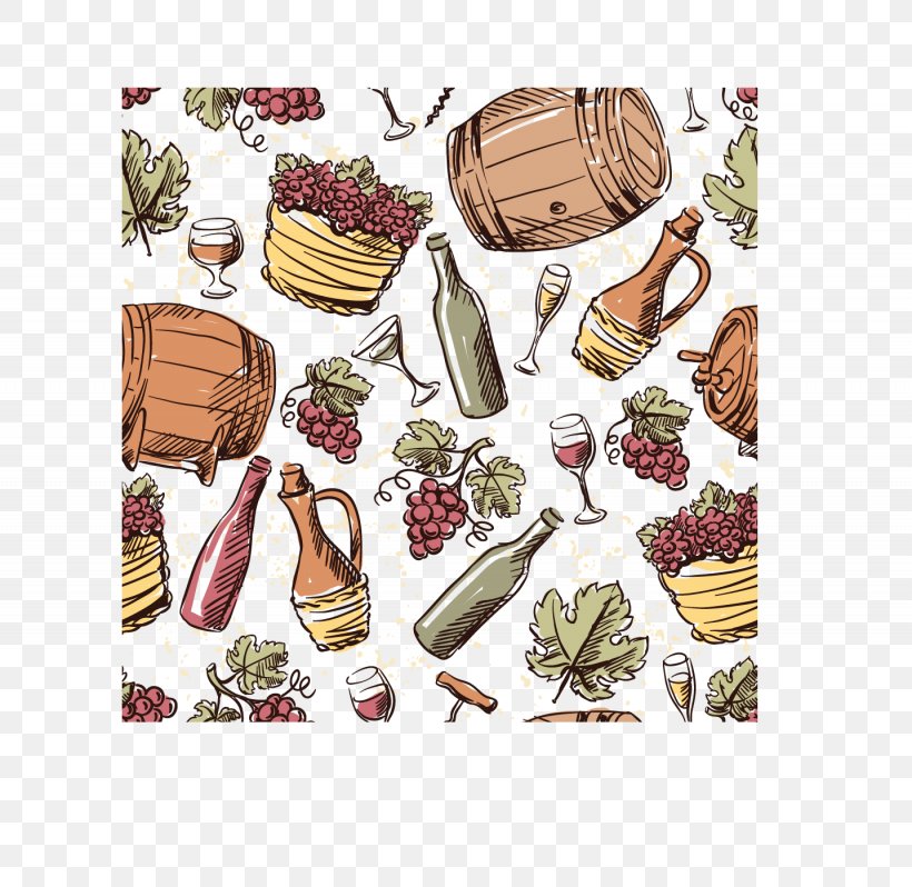 Wine Common Grape Vine Vintage Drawing, PNG, 1435x1398px, Wine, Alcoholic Beverage, Barrel, Bottle, Commodity Download Free