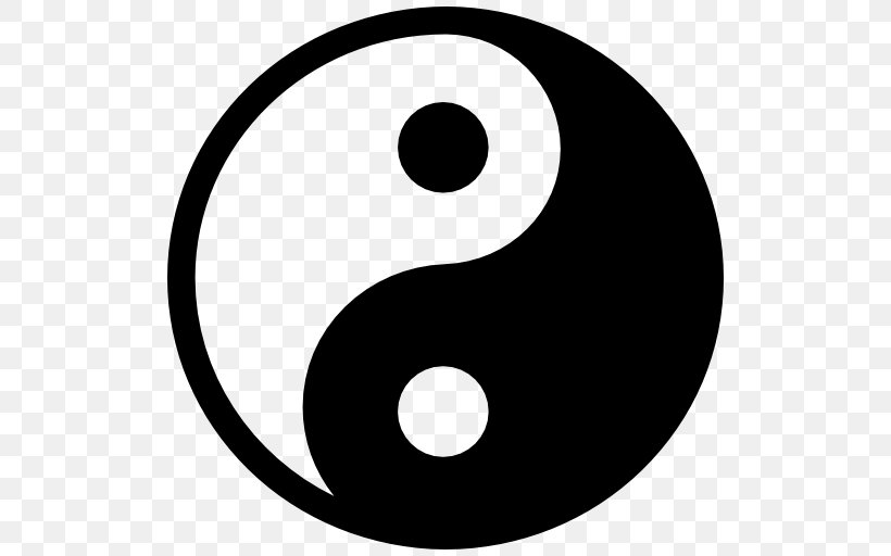 Yin And Yang, PNG, 512x512px, Yin And Yang, Area, Black And White, Monochrome, Monochrome Photography Download Free