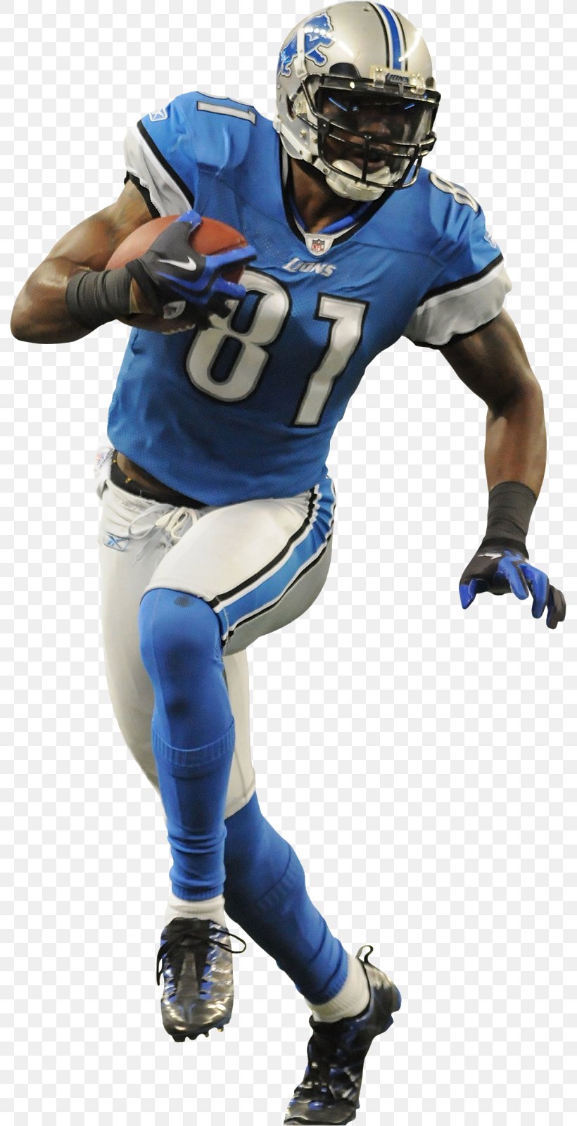 American Football Detroit Lions Madden NFL Wide Receiver, PNG, 791x1600px, American Football, Action Figure, American Football Helmets, Barry Sanders, Baseball Equipment Download Free