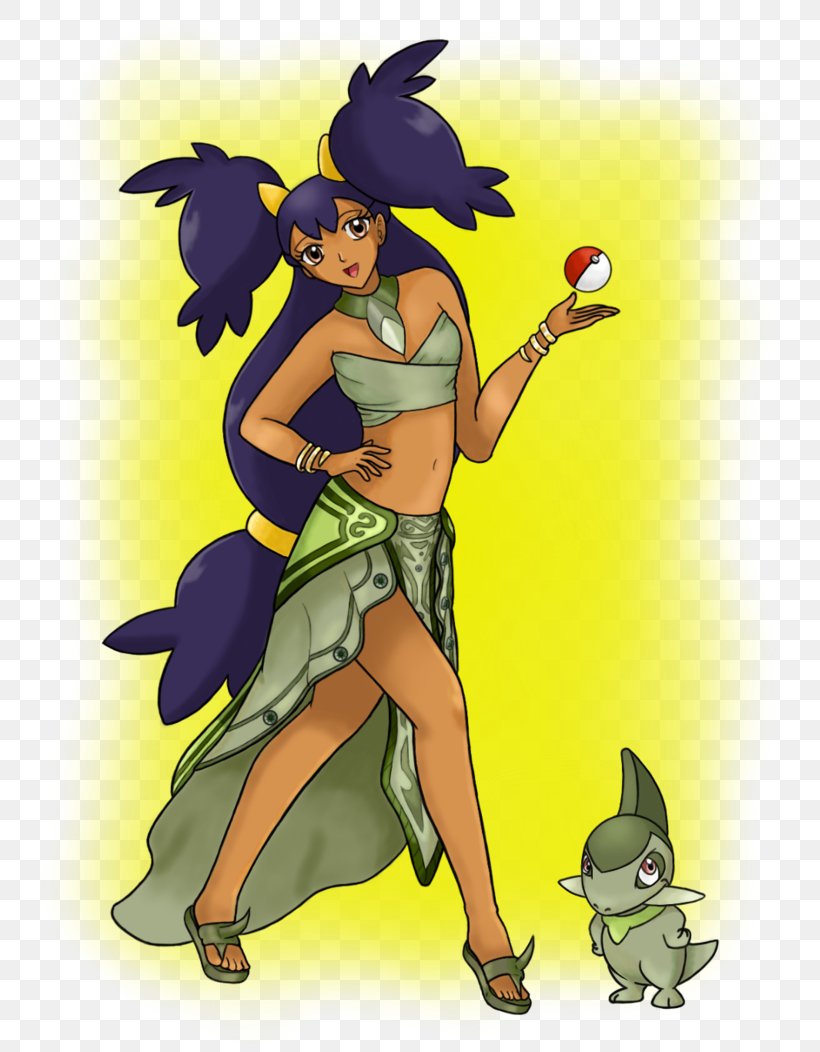 Iris Serena Pokemon Black & White Pokédex Pokémon, PNG, 759x1052px, Watercolor, Cartoon, Flower, Frame, Heart Download Free