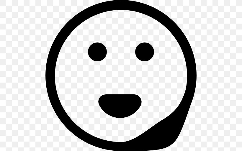 Smiley Emoticon Clip Art, PNG, 512x512px, Smiley, Black And White, Drawing, Emoticon, Emotion Download Free