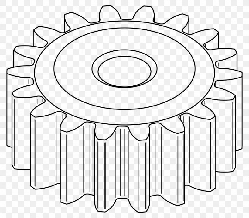 Gear Mechanical Engineering Worm Drive Drawing Involute, PNG, 878x768px, Gear, Artwork, Bevel Gear, Black And White, Curve Download Free