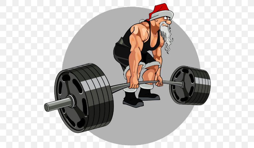 Santa Claus Physical Fitness Fitness Centre Exercise CrossFit, PNG, 551x480px, Santa Claus, Arm, Barbell, Biceps Curl, Bodybuilding Download Free