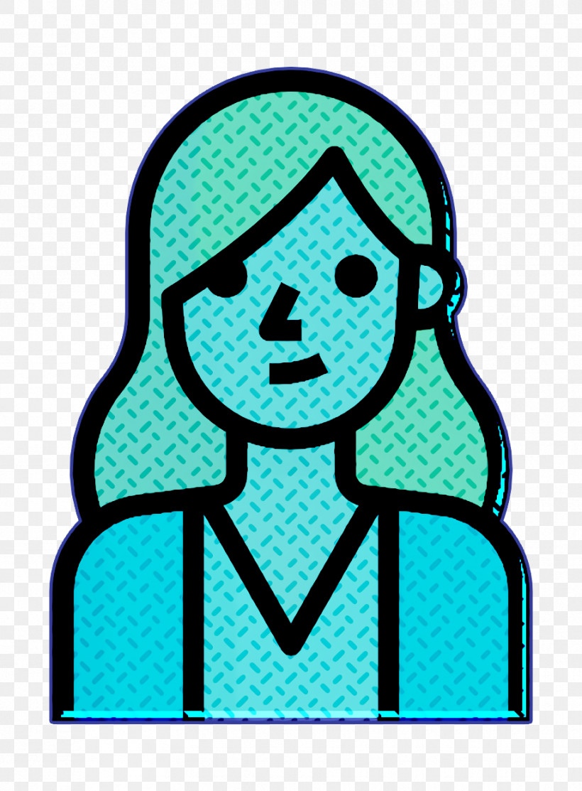 Avatar Icon Woman Icon, PNG, 916x1244px, Avatar Icon, Turquoise, Woman Icon Download Free