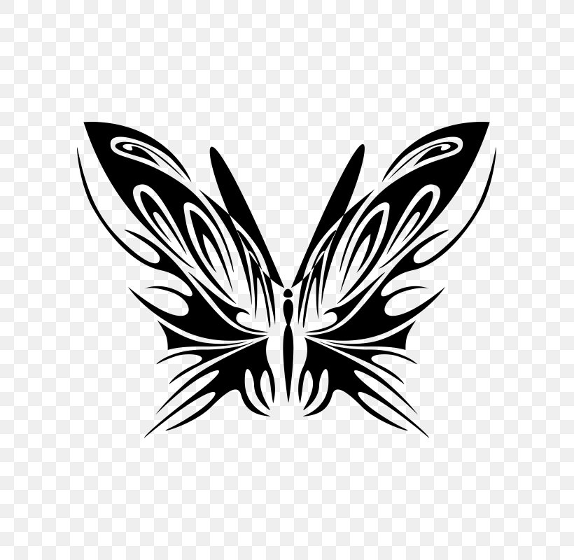 Butterfly Clip Art, PNG, 800x800px, Butterfly, Black And White, Butterflies And Moths, Cdr, Duvet Cover Download Free