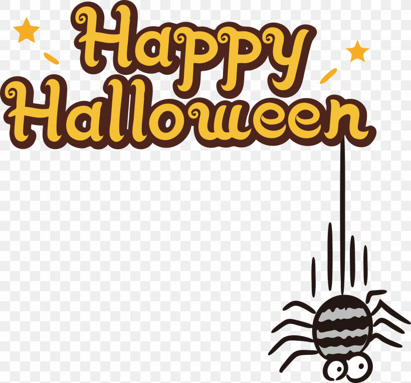 Happy Halloween, PNG, 3000x2795px, Happy Halloween, Biology, Cartoon, Geometry, Line Download Free