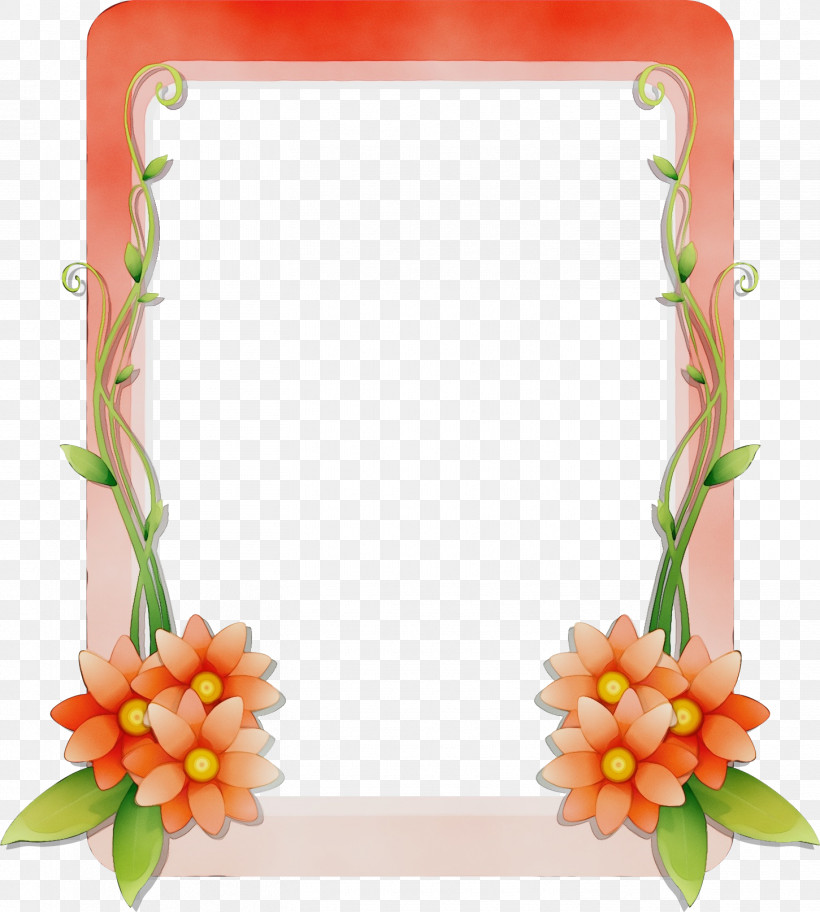 Picture Frame, PNG, 1451x1615px, Flower Rectangle Frame, Cut Flowers, Floral Rectangle Frame, Flower, Interior Design Download Free