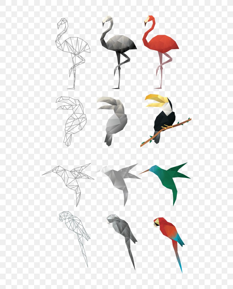 Bird Art Geometry Horse Triangle, PNG, 600x1014px, Bird, Animal, Art, Askartelu, Beak Download Free