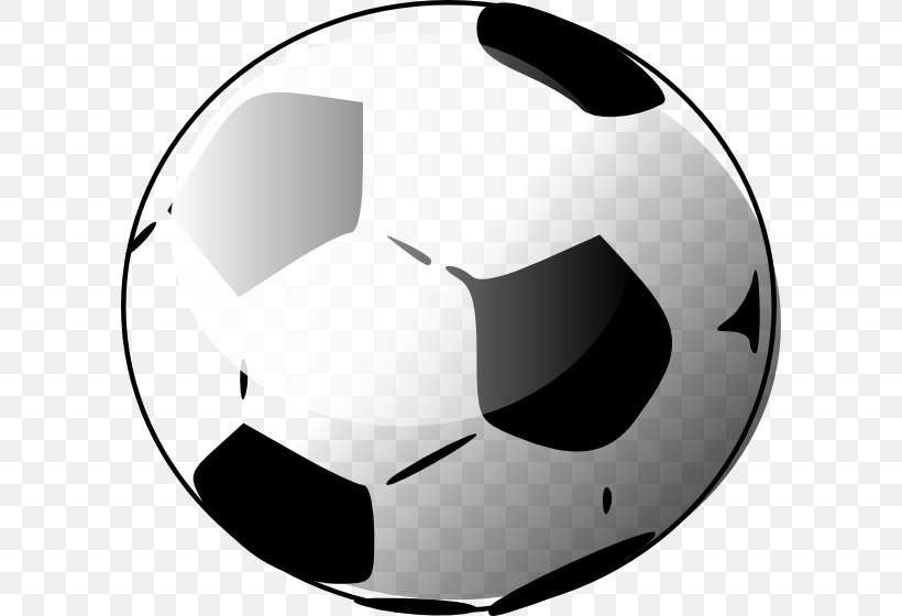 Football Cartoon Clip Art, PNG, 600x560px, Ball, Balloon, Black And White, Cartoon, Football Download Free