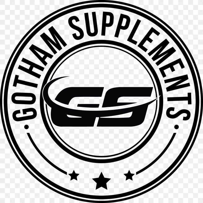 Gotham Supplements Dietary Supplement Logo Organization Brand, PNG, 1564x1564px, Dietary Supplement, Area, Black And White, Brand, Energy Download Free