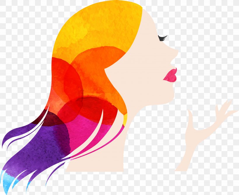 International Women's Day Woman Euclidean Vector Silhouette, PNG, 6501x5325px, Watercolor, Cartoon, Flower, Frame, Heart Download Free