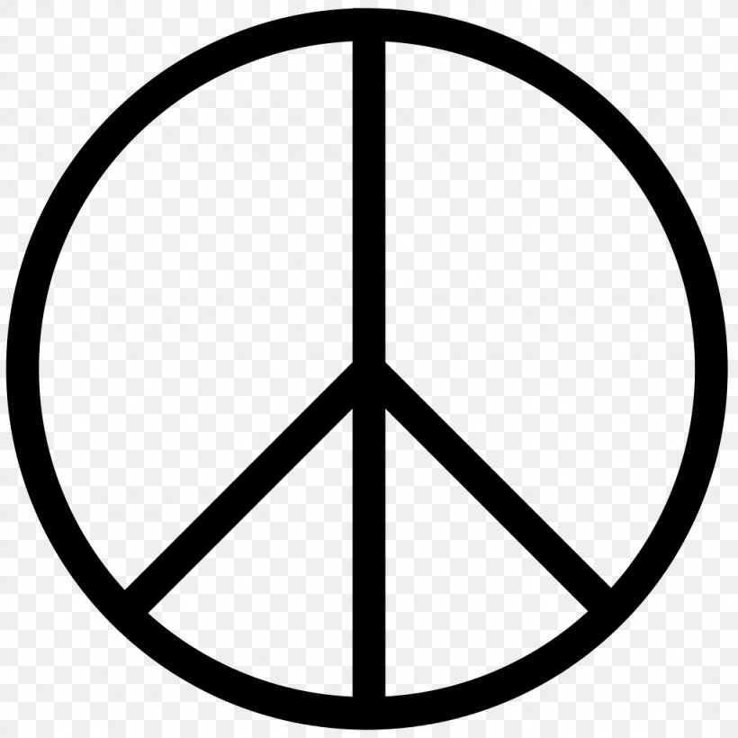 Peace Symbols Campaign For Nuclear Disarmament, PNG, 1024x1024px, Peace Symbols, Area, Black And White, Campaign For Nuclear Disarmament, Gerald Holtom Download Free