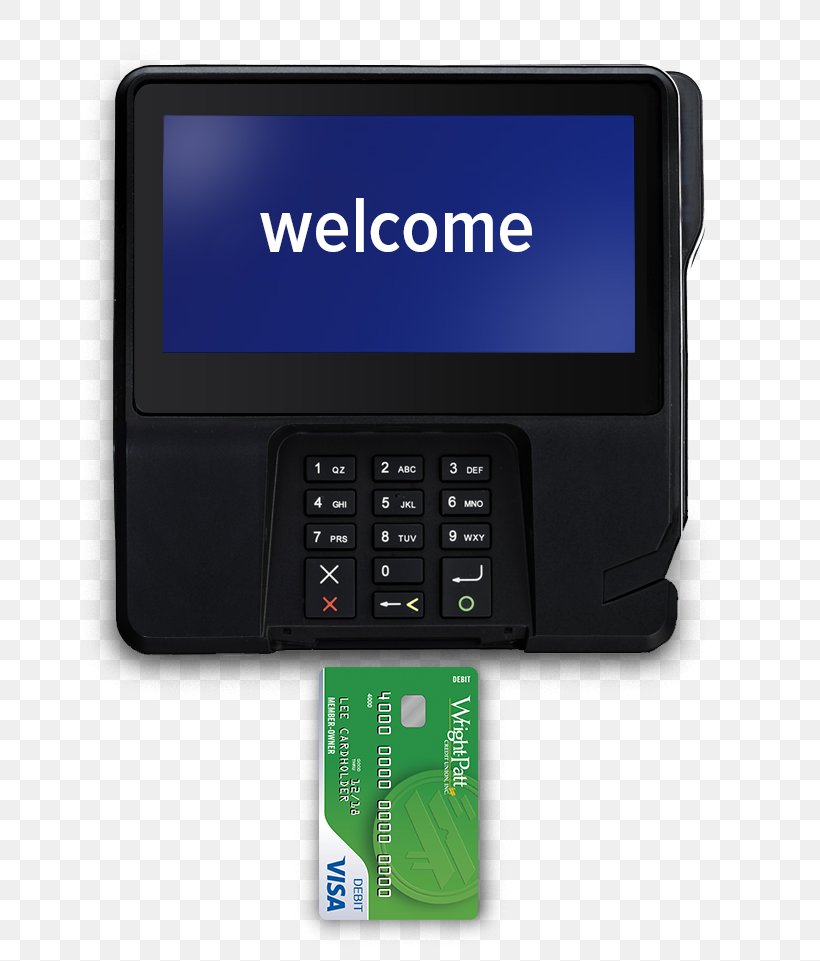 EMV Payment Terminal Credit Card Wright-Patt Credit Union Bank, PNG, 722x961px, Emv, Bank, Cellular Network, Communication, Communication Device Download Free
