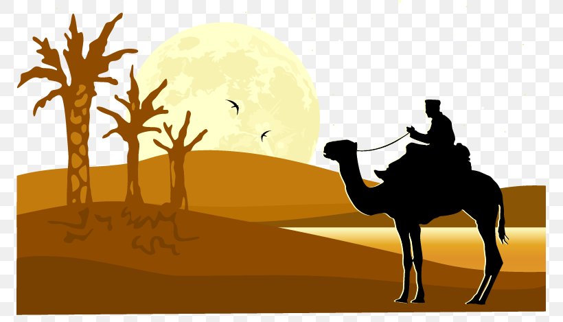 Vector Graphics Clip Art Illustration Royalty-free Image, PNG, 771x469px, Royaltyfree, Aeolian Landform, Arabian Camel, Art, Camel Download Free