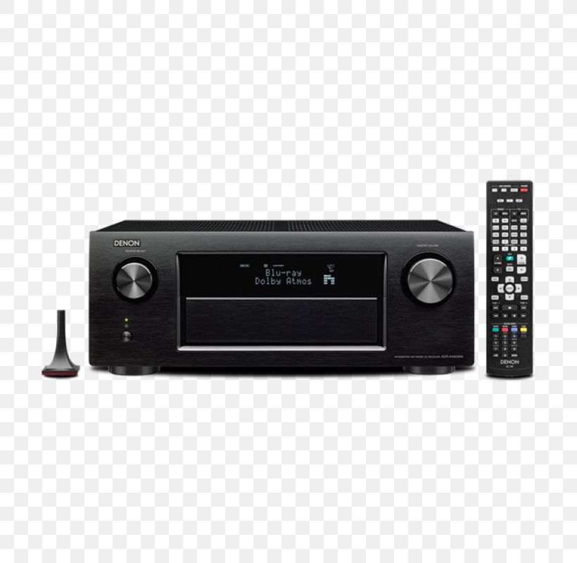 Denon AVR-X4400H 9.2 Channel AV Receiver Denon AVR X4400H 9.2 Channel AV Network Receiver, PNG, 800x800px, Av Receiver, Audio, Audio Equipment, Audio Receiver, Denon Download Free