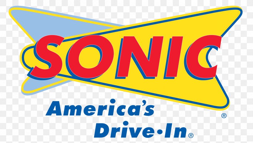 Fast Food Hamburger Sonic Drive-In Restaurant, PNG, 2400x1363px, Fast Food, Area, Banner, Brand, Carhop Download Free