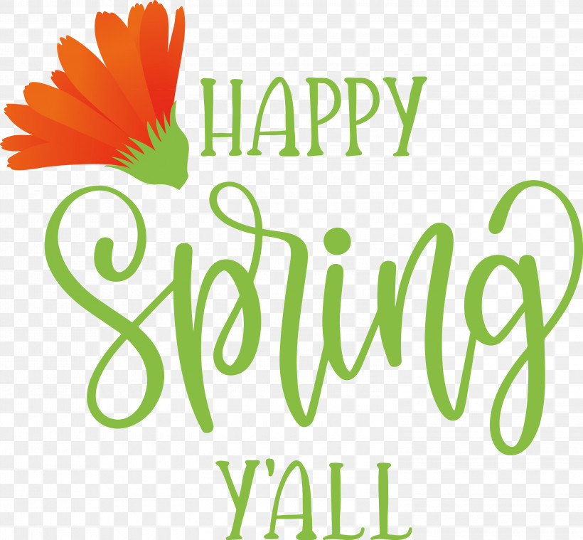 Happy Spring Spring, PNG, 3000x2780px, Happy Spring, Floral Design, Leaf, Logo, Season Download Free